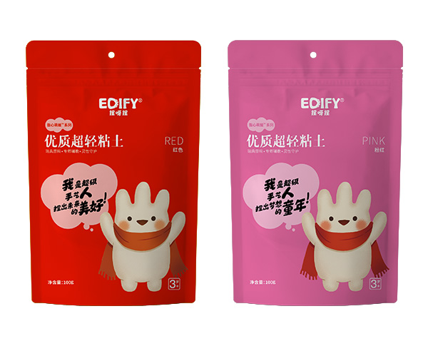 超轻粘土单色100g精包装展示